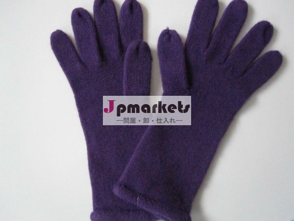 高品質なソリッドカラー五指カシミヤ手袋を編んだ問屋・仕入れ・卸・卸売り
