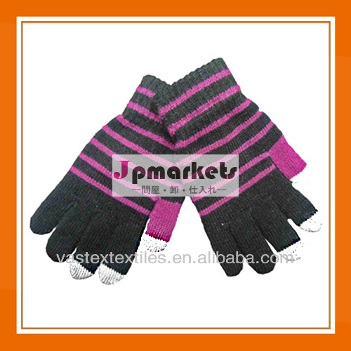 冬カシミヤタッチスクリーンは、 手袋を編んだ問屋・仕入れ・卸・卸売り