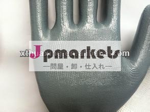 コーティングされたナイロンpu手のひらのフィット手袋を編んだ問屋・仕入れ・卸・卸売り