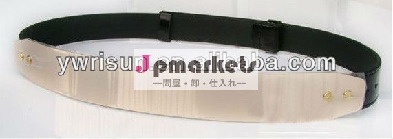 ファッション黒装飾メタリックキーパー金属スキニーゴールドミラーを見せびらかすキム帯ベルトコルセット問屋・仕入れ・卸・卸売り