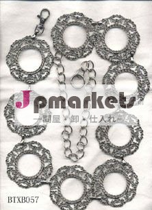 最新のファッションラウンドoリングの鋳造亜鉛金属ベルト衣服の付属品問屋・仕入れ・卸・卸売り