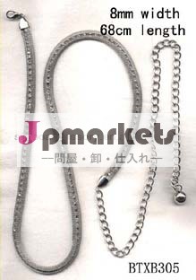 ファッション金属メッシュチェーンとクリスタルラインストーンの衣服の付属品女性ウエストベルト問屋・仕入れ・卸・卸売り
