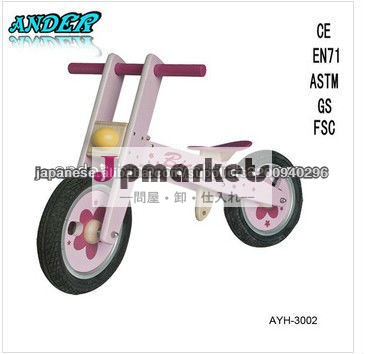 を持つ子供のための木製バランス自転車木製スクーター - (OEMサービスを受け入れる)問屋・仕入れ・卸・卸売り