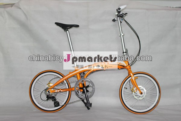 X- tasyオレンジ色合金3h-l9099折り畳み自転車問屋・仕入れ・卸・卸売り