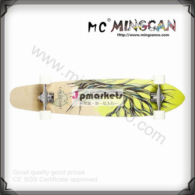 スケート板、9plyカナダのかえで、longboard、PUの車輪問屋・仕入れ・卸・卸売り