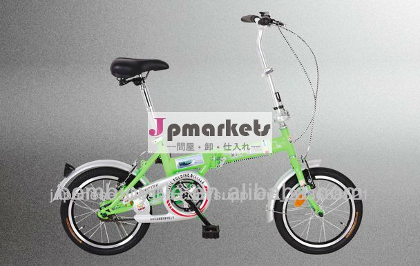 専門の熱い販売16インチスチールフレームシングルスピードミニ折りたたみ自転車安い問屋・仕入れ・卸・卸売り