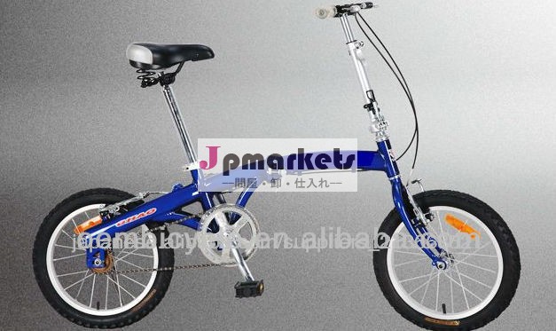 専門の熱い販売16インチスチールフレーム折りたたみ自転車シングルスピード問屋・仕入れ・卸・卸売り