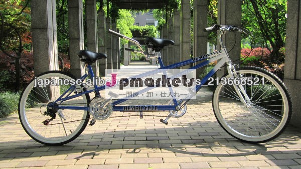 二人の 26 インチ熱い販売鉄骨タンデム市自転車問屋・仕入れ・卸・卸売り