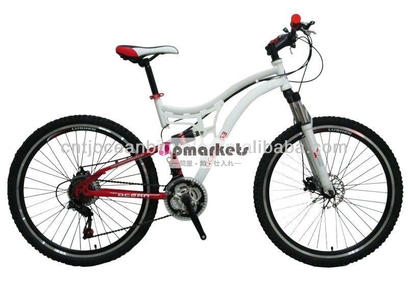 鋼自転車マウンテンバイクフルサスペンションmtb自転車問屋・仕入れ・卸・卸売り