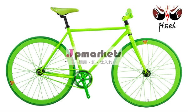 固定ギアの自転車シングルスピードトラック自転車緑700c道路用whosale問屋・仕入れ・卸・卸売り