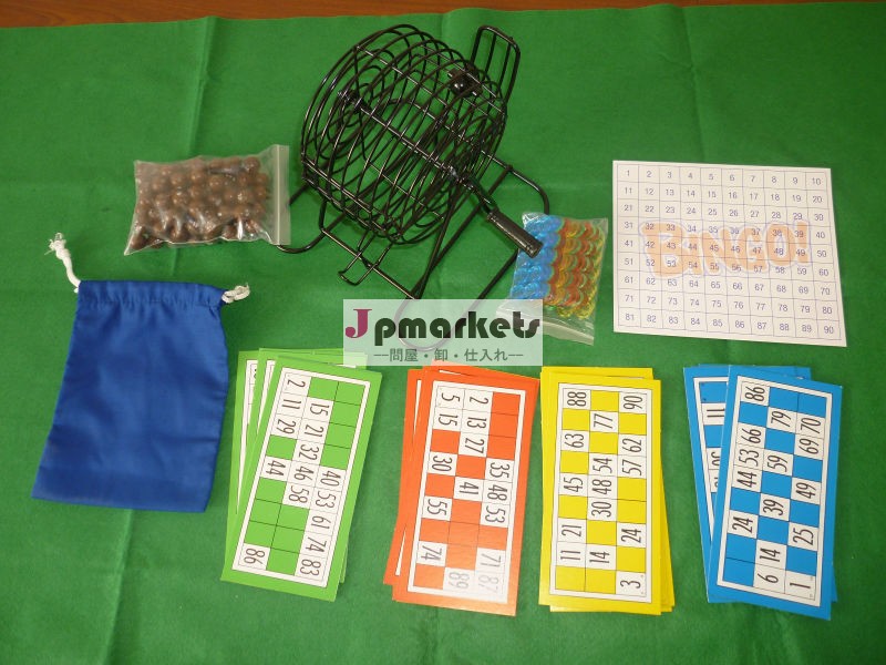 実用的な6インチの金属ビンゴゲームセット/plasticビンゴカード/卸売ビンゴdaubers問屋・仕入れ・卸・卸売り