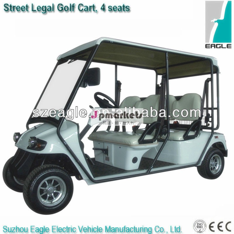 通りの法的ゴルフカート、4 seaters、例えば2048KR、48V/5.3KW Sepex問屋・仕入れ・卸・卸売り