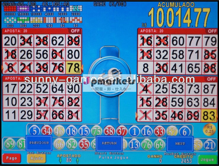 ビンゴギャンブルマニアビンゴゲームボードpcb問屋・仕入れ・卸・卸売り