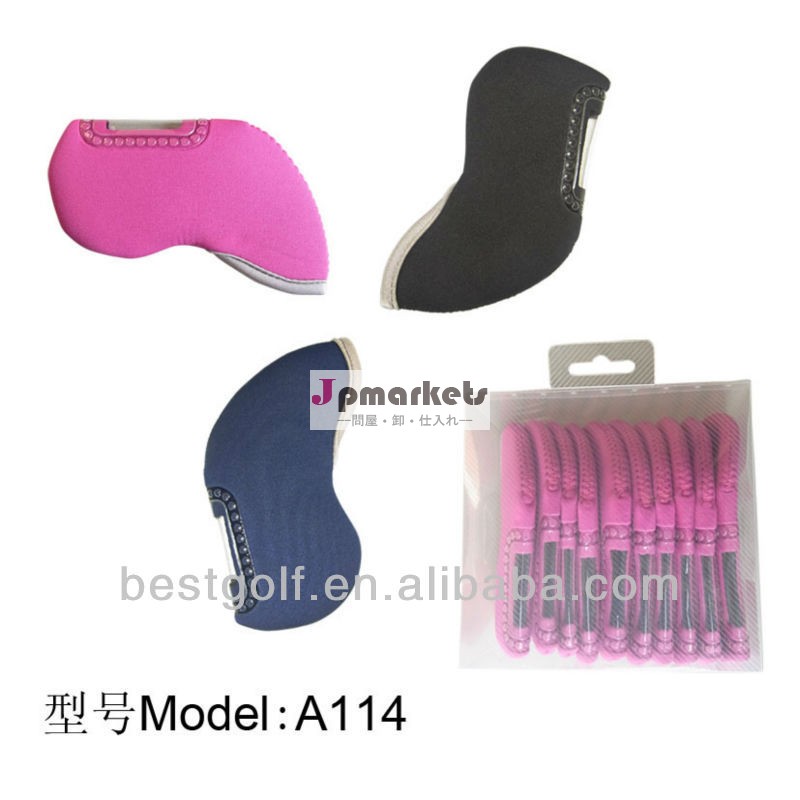 新しいデザインのゴルフ2014年manufactor安いクラブヘッドのカバーネオプレンの鉄a114ゴルフクラブヘッドは問屋・仕入れ・卸・卸売り