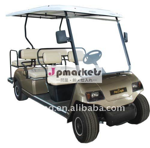 シャンパン6人乗り電動ゴルフカート( lt- a4+2)、 48v/3.7kw、 ce問屋・仕入れ・卸・卸売り