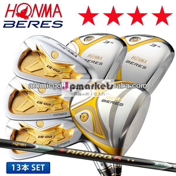 ホンマゴルフゴルフ製品beress-0213pクラブセット( 1w、 3w、 5w、 #4- #11、 aw、 sw) armrq6454sグレード炭素シャフト問屋・仕入れ・卸・卸売り