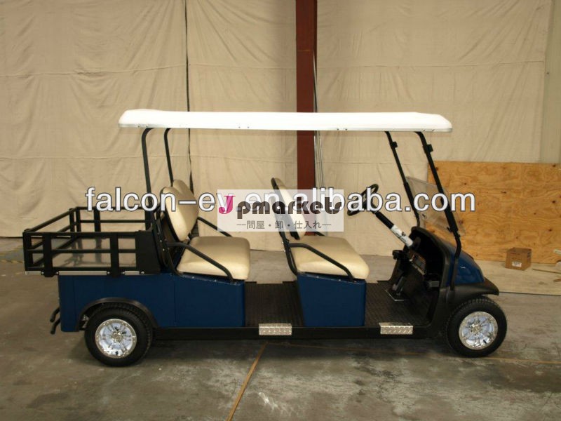 クルーズ車ブランド4シーターのユーティリティゴルフcartwithステークベッド/バスケット/acモータ/アルミシャーシ問屋・仕入れ・卸・卸売り