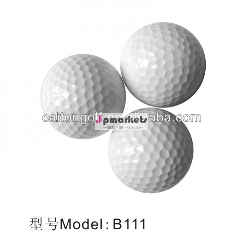 度の印刷のゴルフ練習場ボール2ピースi番目の練習ゴルフボールb111安い価格問屋・仕入れ・卸・卸売り