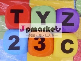 バルクダイス、 面白いサイコロ、 ジャンボカスタムシンボル付きevaフォームのサイコロ問屋・仕入れ・卸・卸売り