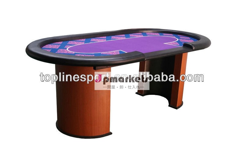 楕円形のインチ84tpt-026レッグポーカーテーブル問屋・仕入れ・卸・卸売り