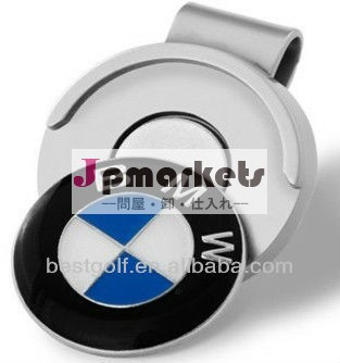 新しいデザインmanufactorercaiton2014年高品質で人気のあるbmw磁気ゴルフボールマーカーゴルフキャップクリップc208ゴルフ帽子クリップ問屋・仕入れ・卸・卸売り