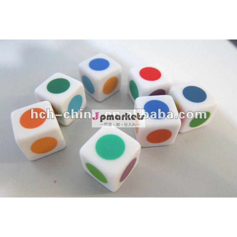 アクリルの多彩な点は、16 x 16mmのボードゲームの部分さいの目に切る問屋・仕入れ・卸・卸売り