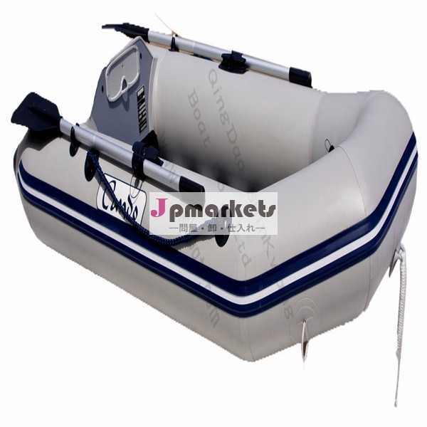 Ce300センチメートルハイパロンキャンドゥ/pvcインフレータブルスラット- 床の漁船販売のための問屋・仕入れ・卸・卸売り
