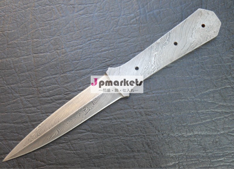 ダマスカスのナイフの空白カスタムハンドは、 ブレード問屋・仕入れ・卸・卸売り