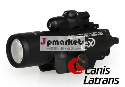 シュアファイアx400拳銃スタイルled懐中電灯戦術的な武器の光赤色レーザーの視力を持つ20ミリメートルレールに適合のための狩猟用ライフル銃のスコープ問屋・仕入れ・卸・卸売り
