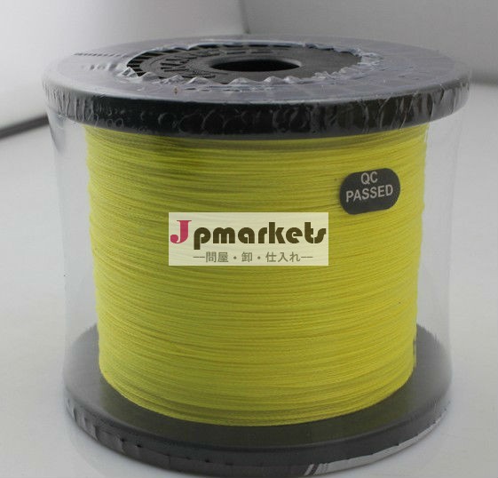 黄色のpe4フルオロ卸売ブレードの釣り糸!!!問屋・仕入れ・卸・卸売り