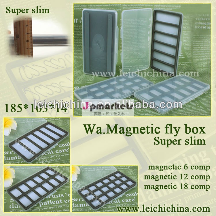 スーパースリムwa2014年小さなフライボックス透明なプラスチックのフォームインサート問屋・仕入れ・卸・卸売り
