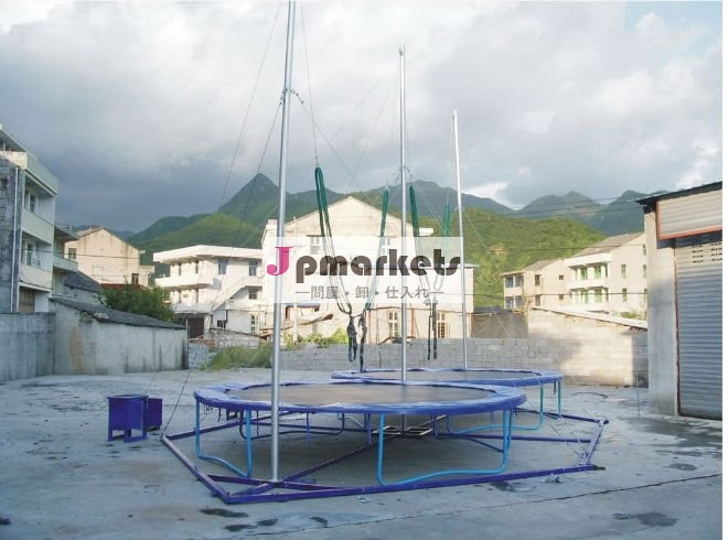亜鉛メッキsteel*mat*usaジャンピングモーター付き、 21のバンジートランポリン問屋・仕入れ・卸・卸売り