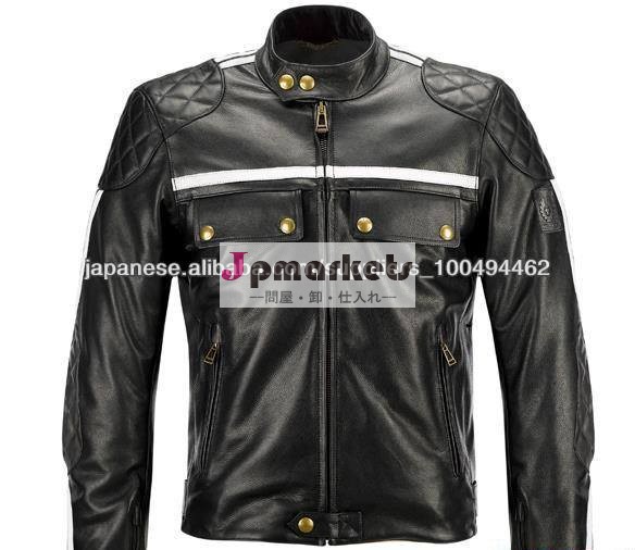 New Model Leather Motorbike Jackets Leather Fashion Jackets問屋・仕入れ・卸・卸売り