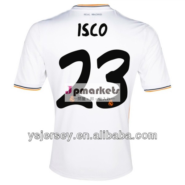 23isco1314シーズンレアルマドリードホームタイ品質のフットボールシャツ、 レアルマドリードジャージ問屋・仕入れ・卸・卸売り