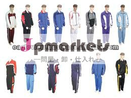 ミックス2014年最新色のジャージ、 ポリエステル100％、 トラックトップデザイン/nylon/taslon/pc/trinda配管・コントラストの色で問屋・仕入れ・卸・卸売り
