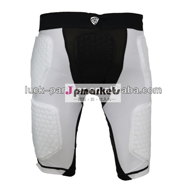 パッド入りコンプレッションbasketballwearwhtie半袖問屋・仕入れ・卸・卸売り