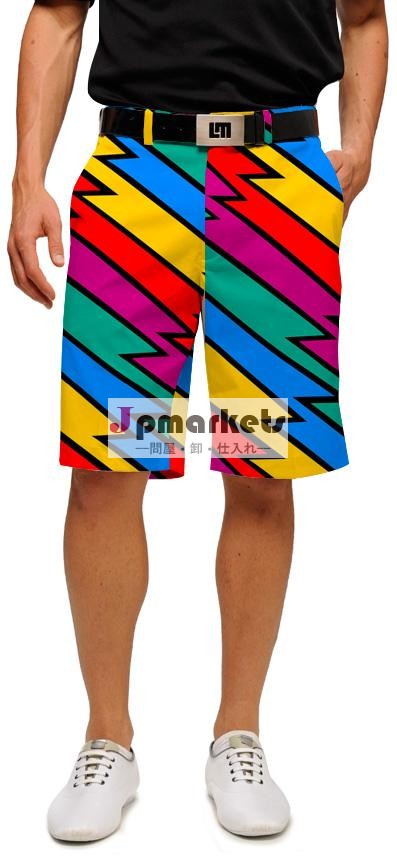 100％マイクロファイバー昇華男性はゴルフのショートパンツ問屋・仕入れ・卸・卸売り
