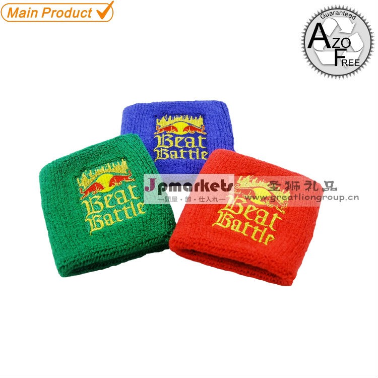 カスタムの綿のスポーツsweatbands2013で高品質問屋・仕入れ・卸・卸売り