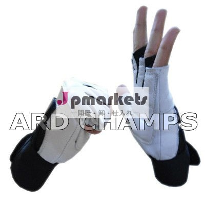 ardヘビーデューティーの重量挙げの手袋レザーパッド入りパームジムのトレーニング問屋・仕入れ・卸・卸売り