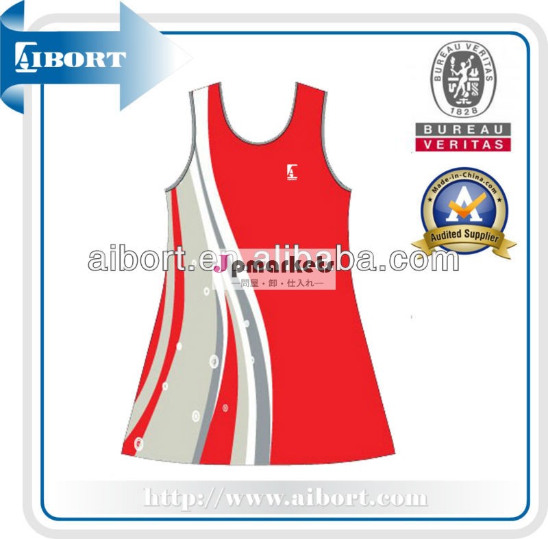 Subnt- 566テニスのドレススカート女性の赤2013ネットボール問屋・仕入れ・卸・卸売り