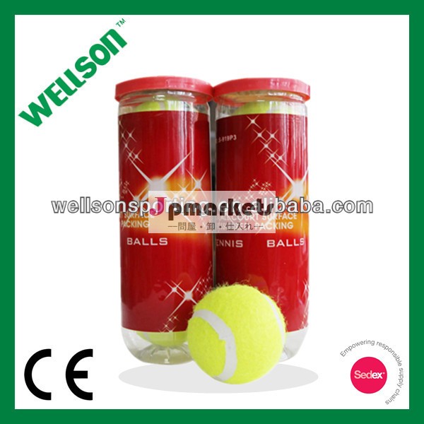 選手権- ハードコートテニスボールを3つ- パック、 シニア訓練のテニスボール問屋・仕入れ・卸・卸売り