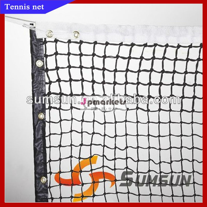 テニスコート用漁網stn-120/トーナメントnet/テニス用品/3mm編みこみのポリエステル問屋・仕入れ・卸・卸売り