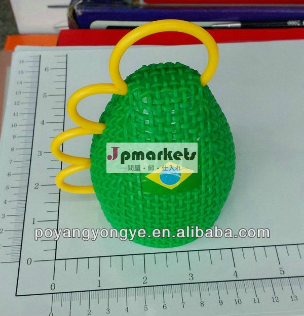 新製品2014年caxirolaブブゼラ、 打楽器的に2014年ブラジルワールドカップ問屋・仕入れ・卸・卸売り
