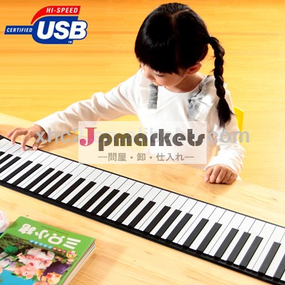 売れ筋のポータブルusbmidiロールアップ88標準キー柔軟なソフトキーボードピアノのための良い贈り物chirldrenハルモニウム問屋・仕入れ・卸・卸売り