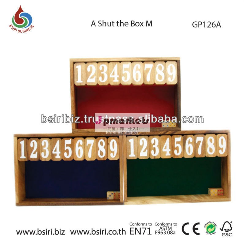wooden board game shut the box問屋・仕入れ・卸・卸売り