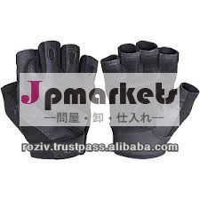 安定した長いリストストラップ半分- フィンガーウエイトリフティング手袋問屋・仕入れ・卸・卸売り