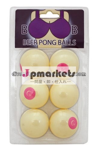 新しいパーソナライズ2014年マルチ- カラー印刷された卓球プラスチックピンポン球/ビールピンポンボール6- パック問屋・仕入れ・卸・卸売り