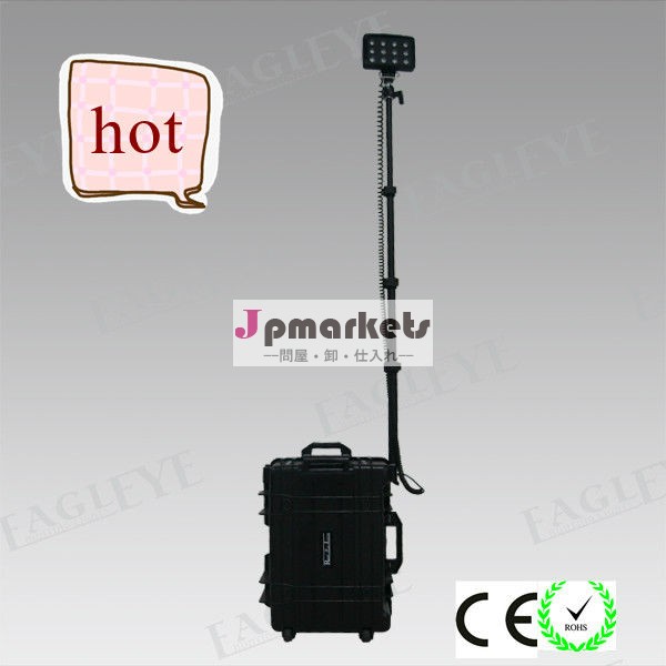 広州光12v36w充電式ポータブルledライトタワー、 一時的なスーパー作業用照明、 調節可能なハンドルled作業用照明、問屋・仕入れ・卸・卸売り