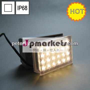 Ledランプundergeound煉瓦ペーバー、 ledで- グラウンド照明、 は埋もれて光問屋・仕入れ・卸・卸売り