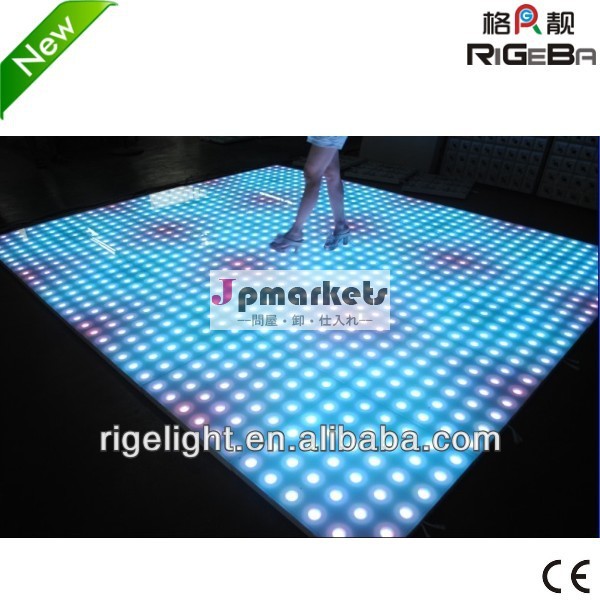 安いポータブル60*60cmrgbカラーledのダンスフロア問屋・仕入れ・卸・卸売り